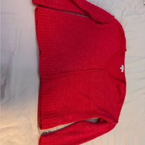 Wonderly Bright Red Crewneck Sweater